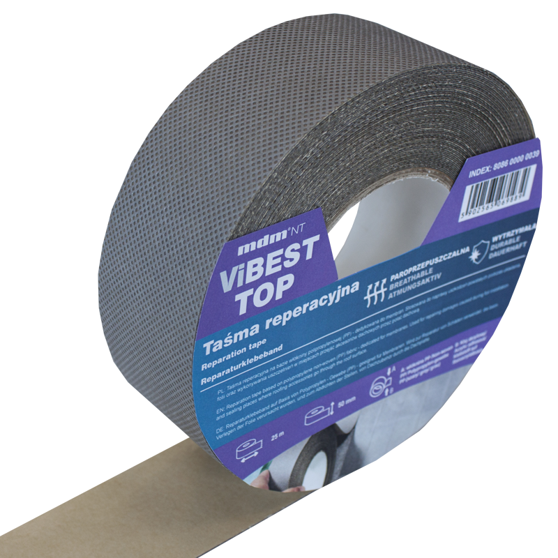 Taśma ViBest Top 50 szara (nadruk mdm)