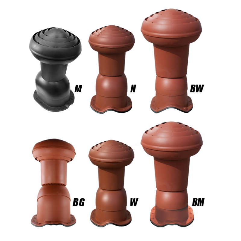 Kominek Virtum 125 blachodachówka - M czarny