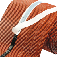 Pas okapowy aluminiowy ROLKA grafitowy