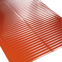 Kosz dachowy miedziany tł.poprzecznie