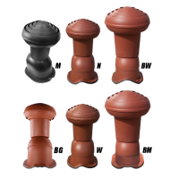 Kominek Virtum 125 blachodachówka - M grafitowy