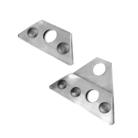 Uchwyt bariery p.śnieg. alu. 26 mm pojedyn. FALZ brązowy