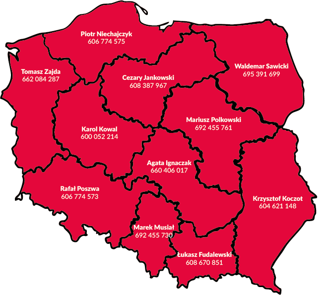 przedstawiciele mapka