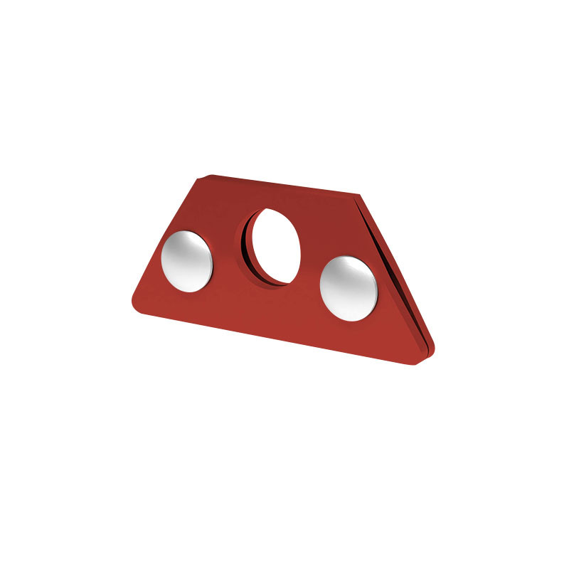 Uchwyt bariery p.śnieg. alu. 26 mm pojedyn. FALZ czerwony