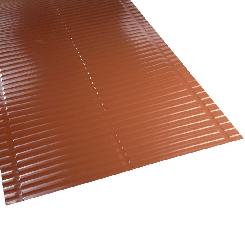 Kosz dachowy alum.tł.poprzecznie brązowy