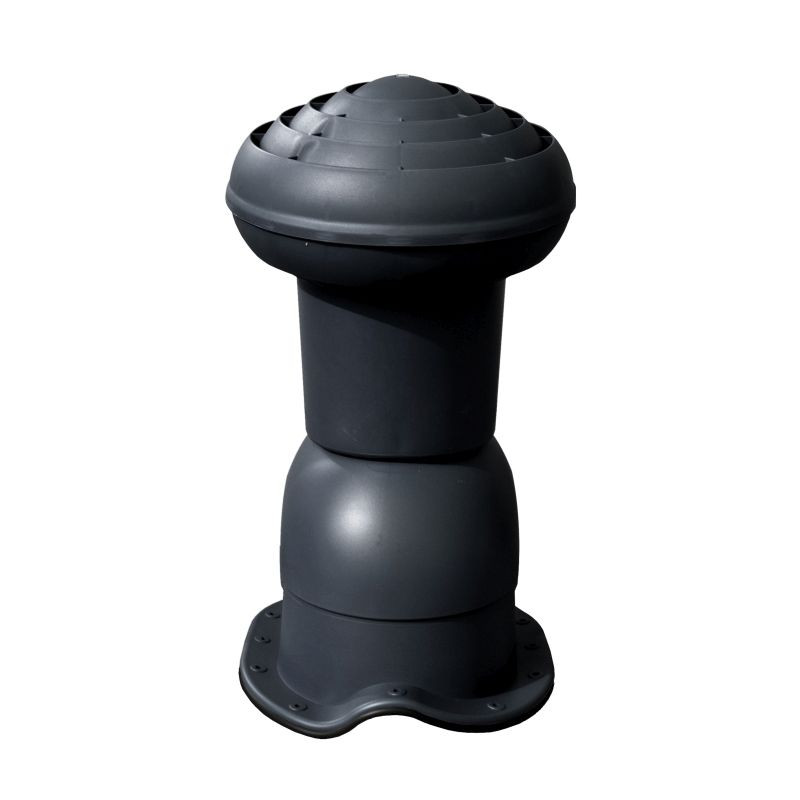 Kominek Virtum 125 blachodachówka - N czarny