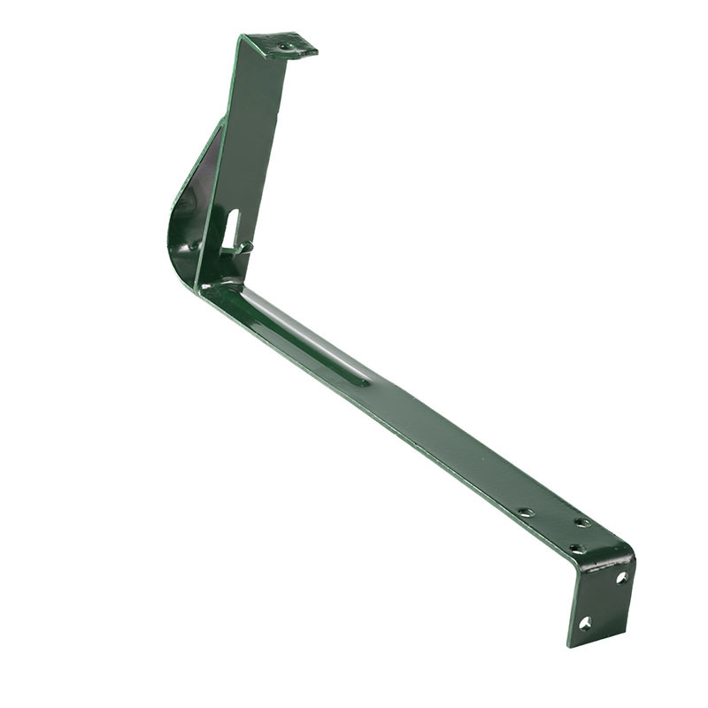 Snow fence grip - long plain tile type - powder coated - green