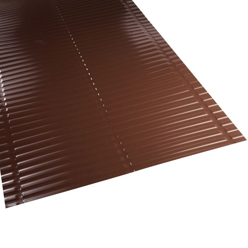 Kosz dachowy alum.tł.poprzecznie ciemnobrązowy