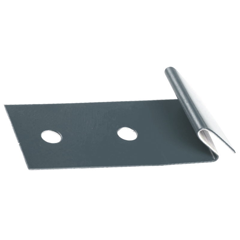 Klamra do kosza alum.tł.podłużnie grafitowa