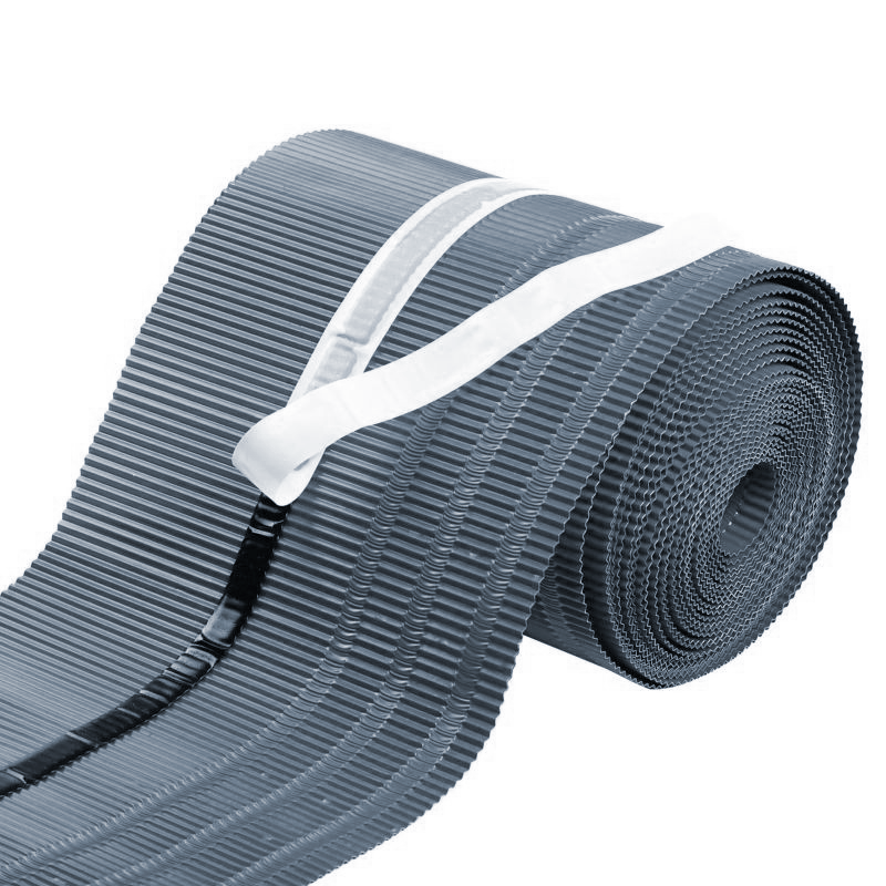 Pas okapowy aluminiowy ROLKA grafitowy