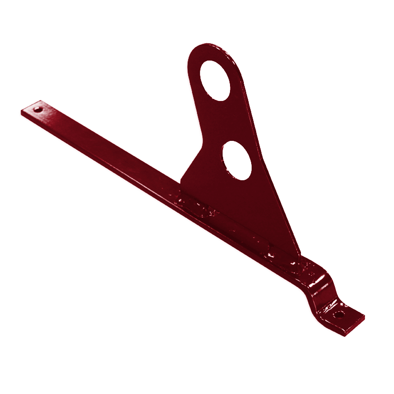 Uchwyt bariery p-śnieg. stal. 28,5 mm podw. BD-350/20 kasztanowy