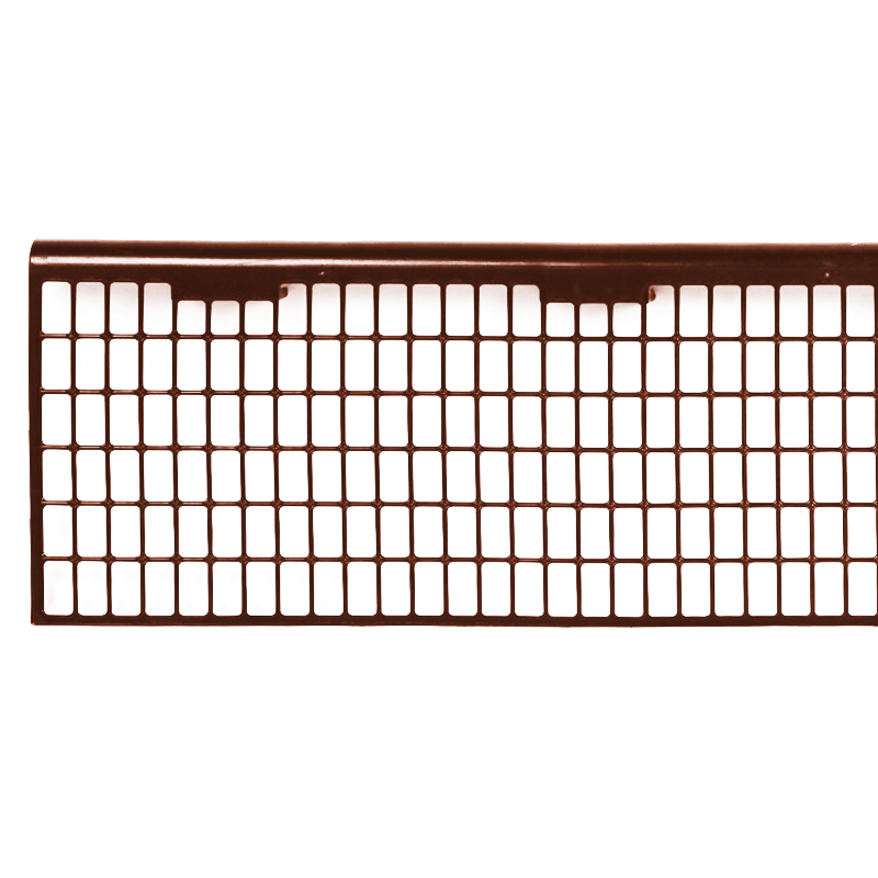 Kratka ochronna na rynnę brązowa