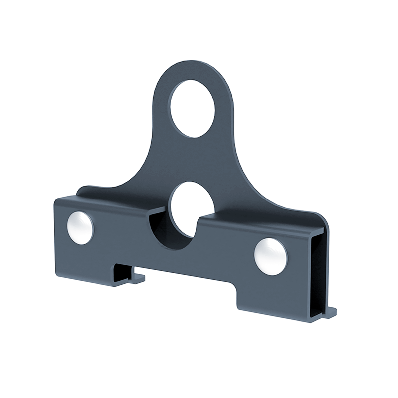 Uchwyt bariery p-śnieg. stal. 28,5 mm podw. FALZ plus grafitowy