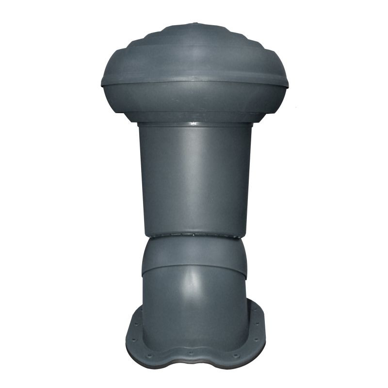 Kominek Virtum 160 blachodachówka - BM grafitowy