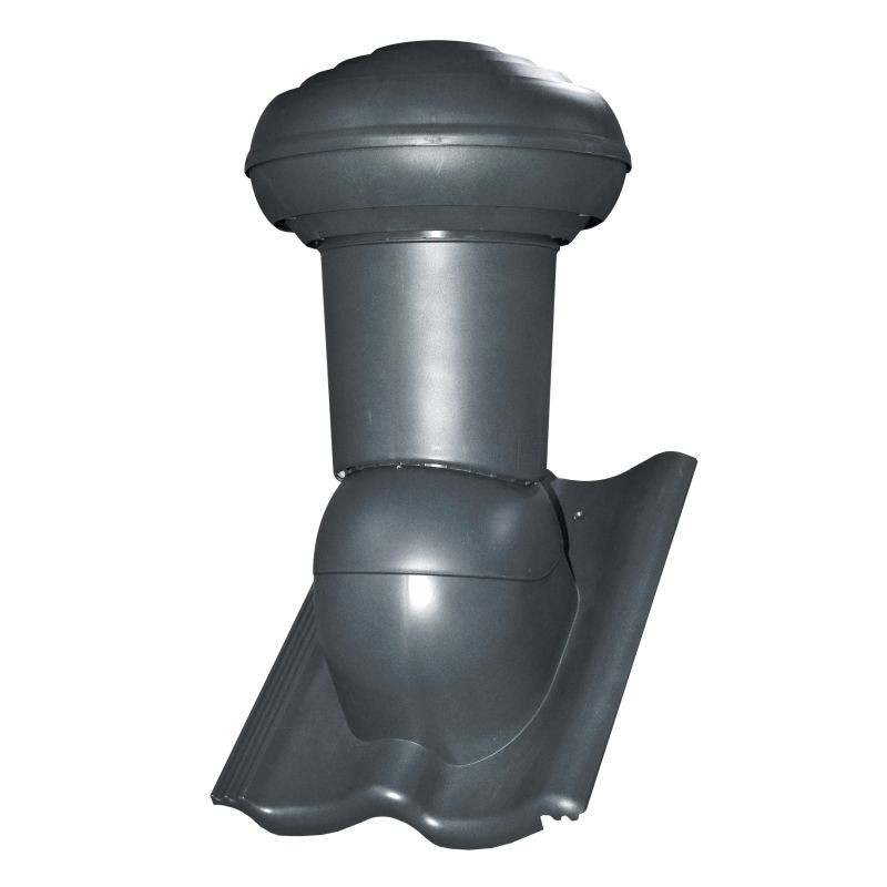 Kominek Virtum 160 dachówka - 02 czarny