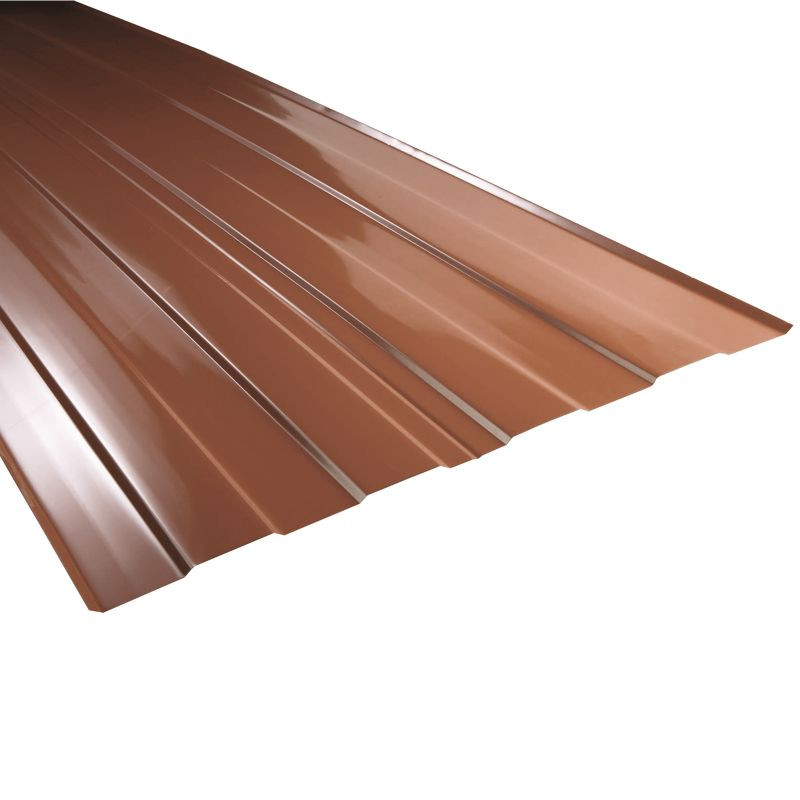 Kosz dachowy alum.tł.podłużnie brązowy