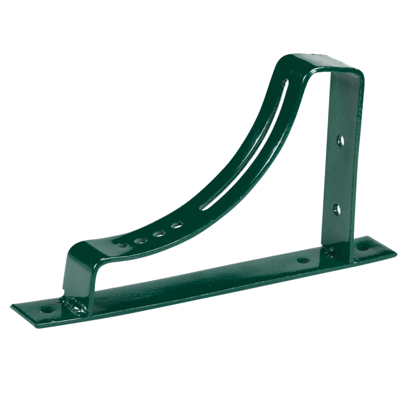 Universal bench grip support - U type - powder coated -  RAL 6020