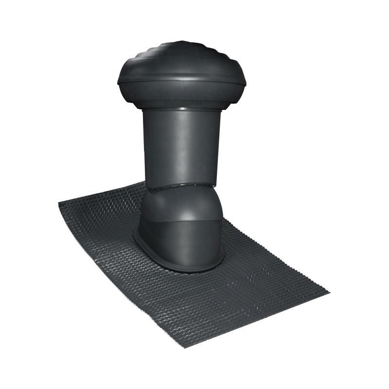 Kominek Virtum 160 dachówka - UNI Al czarny