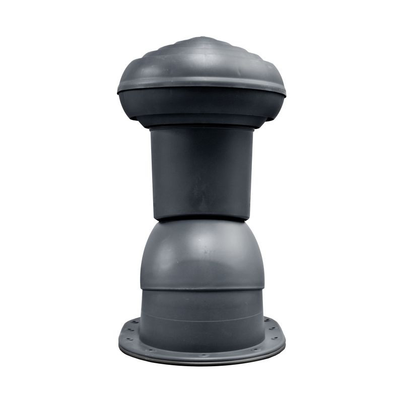 Kominek Virtum 125 blacha płaska - P czarny