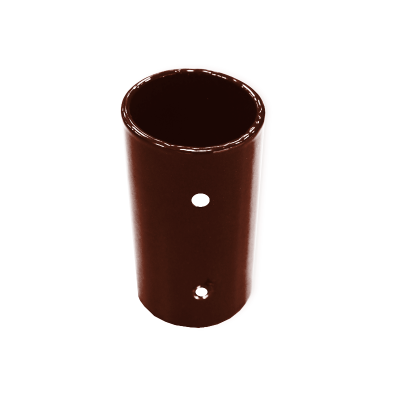 Łącznik bariery p-śnieg. stal. 28,5 mm ciemnobrązowy