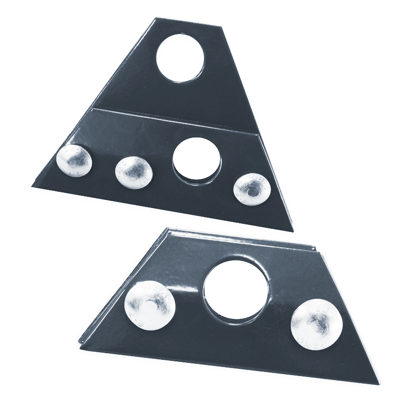 Uchwyt bariery p-śnieg. stal. 28,5 mm pojedyn. FALZ grafitowy