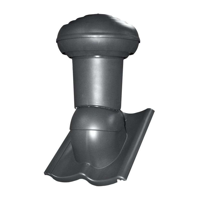 Kominek Virtum 160 dachówka - 04 czarny