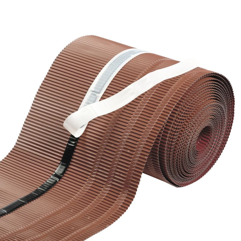 Pas okapowy aluminiowy ROLKA brązowy