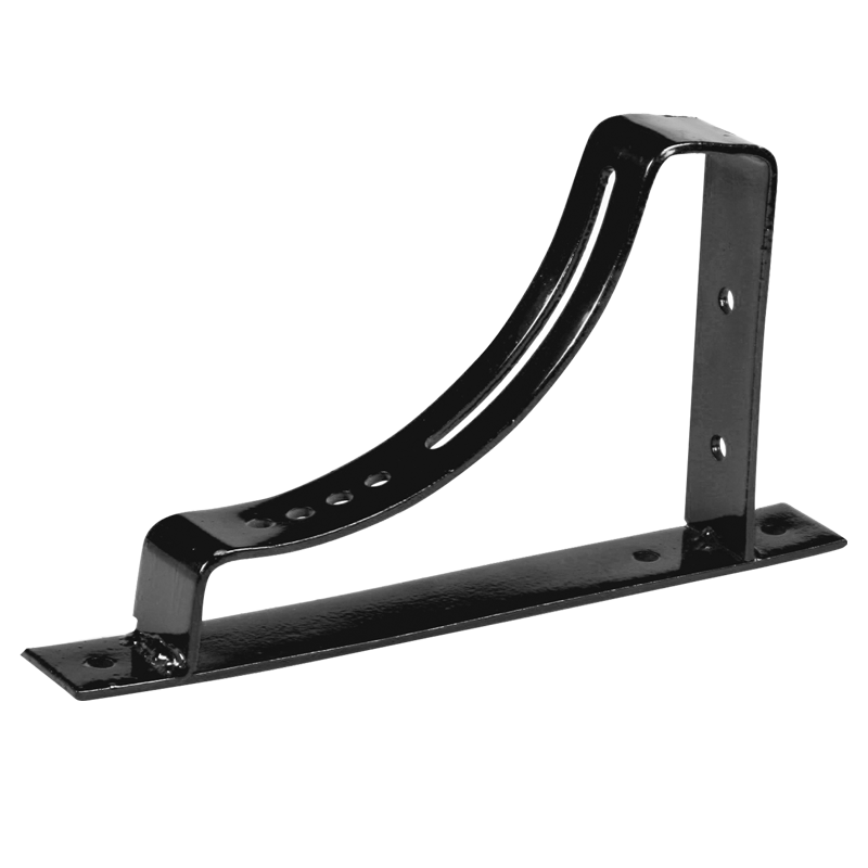 Universal bench grip support - U type - powder coated - black
