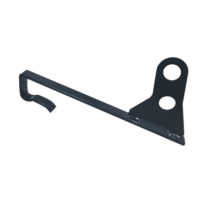 Uchwyt bariery p-śnieg. stal. 28,5 mm podw. D grafitowy