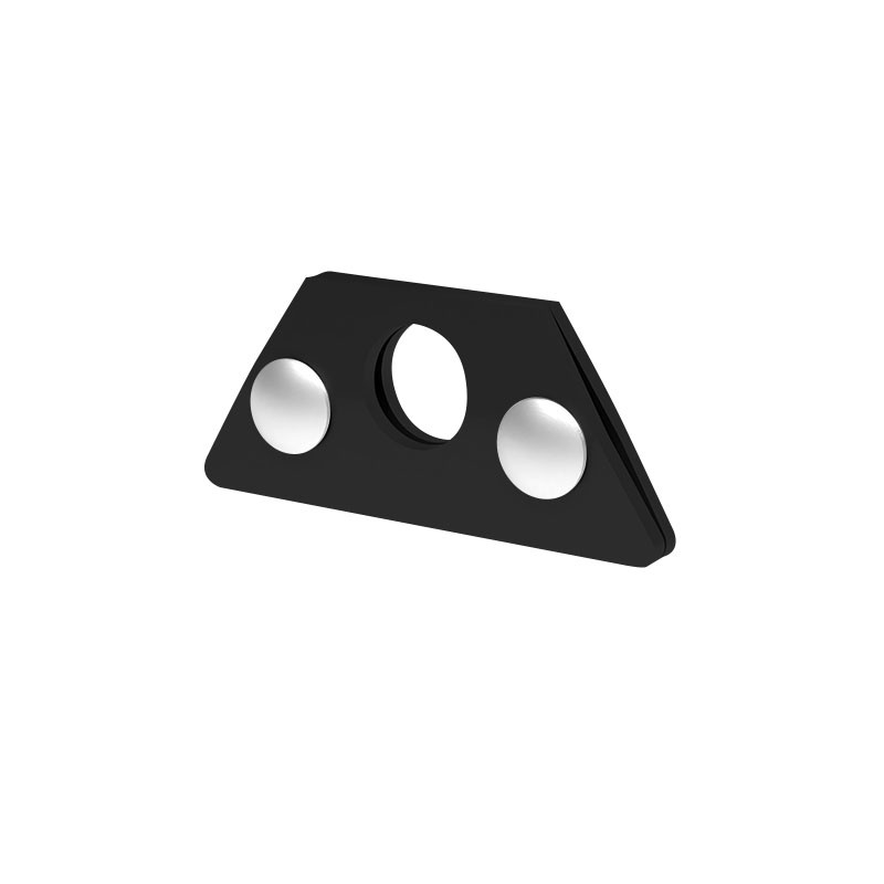 Uchwyt bariery p.śnieg. alu. 26 mm pojedyn. FALZ czarny