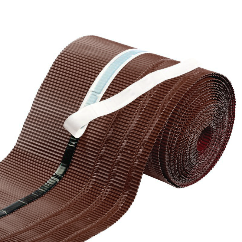 Pas okapowy aluminiowy ROLKA ciemnobrązowy