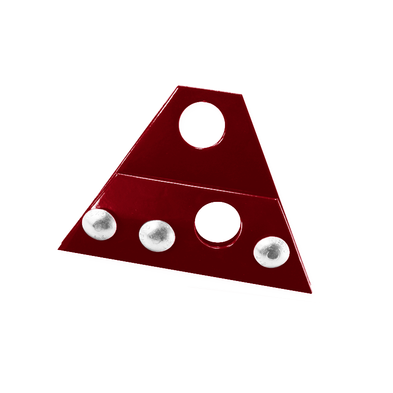 Uchwyt bariery p-śnieg. stal. 28,5 mm podw. FALZ kasztanowy