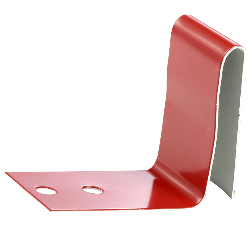 Klamra do kosza alum.tł.poprzecznie czerwona