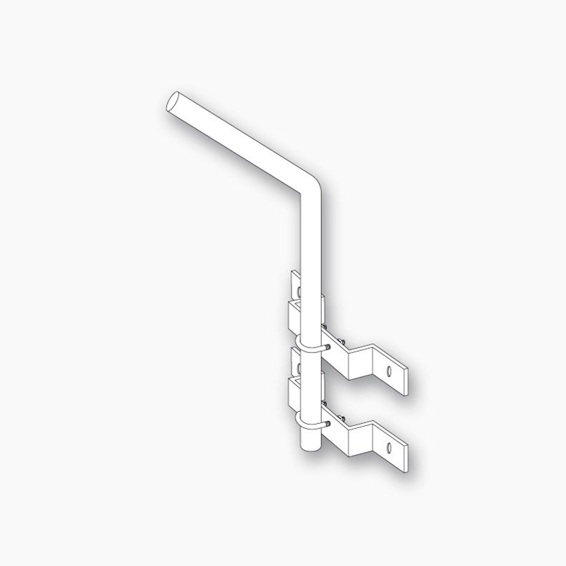 Klamra do gąs. 1.470/301 (G17) ceglasta