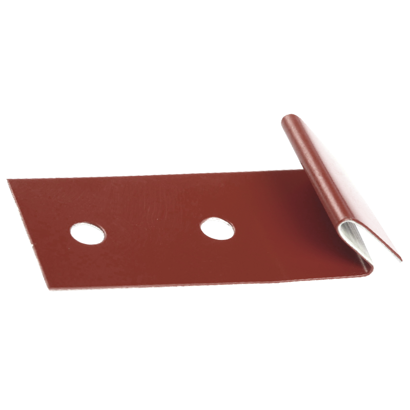 Klamra do kosza alum.tł.podłużnie kasztanowa