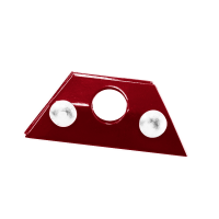 Uchwyt bariery p-śnieg. stal. 28,5 mm pojedyn. FALZ kasztanowy