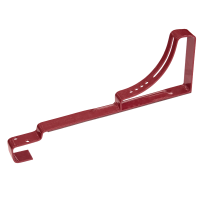 Universal bench grip support - L type - powder coated - red brown