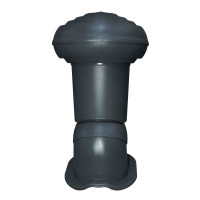 Kominek Virtum 160 blachodachówka - BM czarny