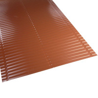 Kosz dachowy alum.tł.poprzecznie brązowy