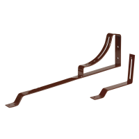 Universal bench grip support - DB and DC type - powder coated - dark brown