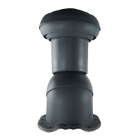 Kominek Virtum 125 blachodachówka - BG czarny