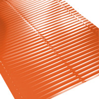 Kosz dachowy alum.tł.poprzecznie 6m w rolce ceglasty