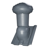 Kominek Virtum 160 dachówka - 03 grafitowy