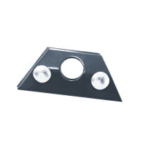 Uchwyt bariery p-śnieg. stal. 28,5 mm pojedyn. FALZ grafitowy