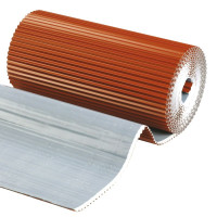 EuroTec Al - rollable chimney flashing strip - brick red