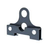 Uchwyt bariery p-śnieg. stal. 28,5 mm podw. FALZ plus grafitowy