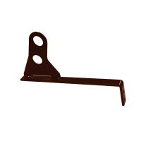 Uchwyt bariery p-śnieg. stal. 28,5 mm podw. S ciemnobrązowy