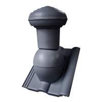 Kominek Virtum 125 dachówka - 06 grafitowy