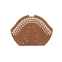 Dekiel boczny kalenicy brązowy