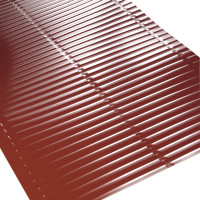 Kosz dachowy alum.tł.poprzecznie 6m w rolce kasztanowy